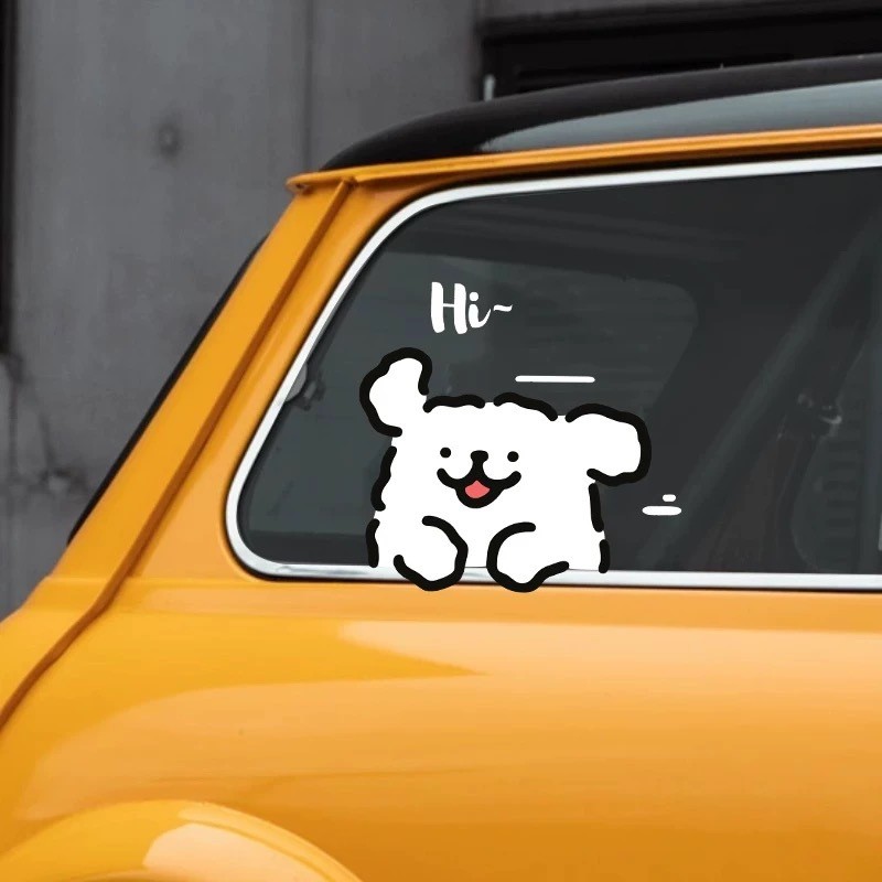 Cute Cartoon Stickers/ Car Blocking Stickers Electric Vehicle Scratch ...