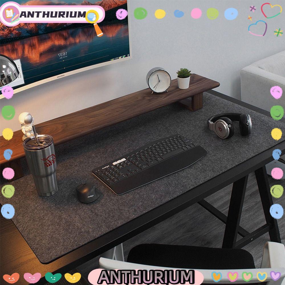 ANTHURIUM Wool Felt Mouse Pad, Writing Mat Gaming Accessories Keyboard ...