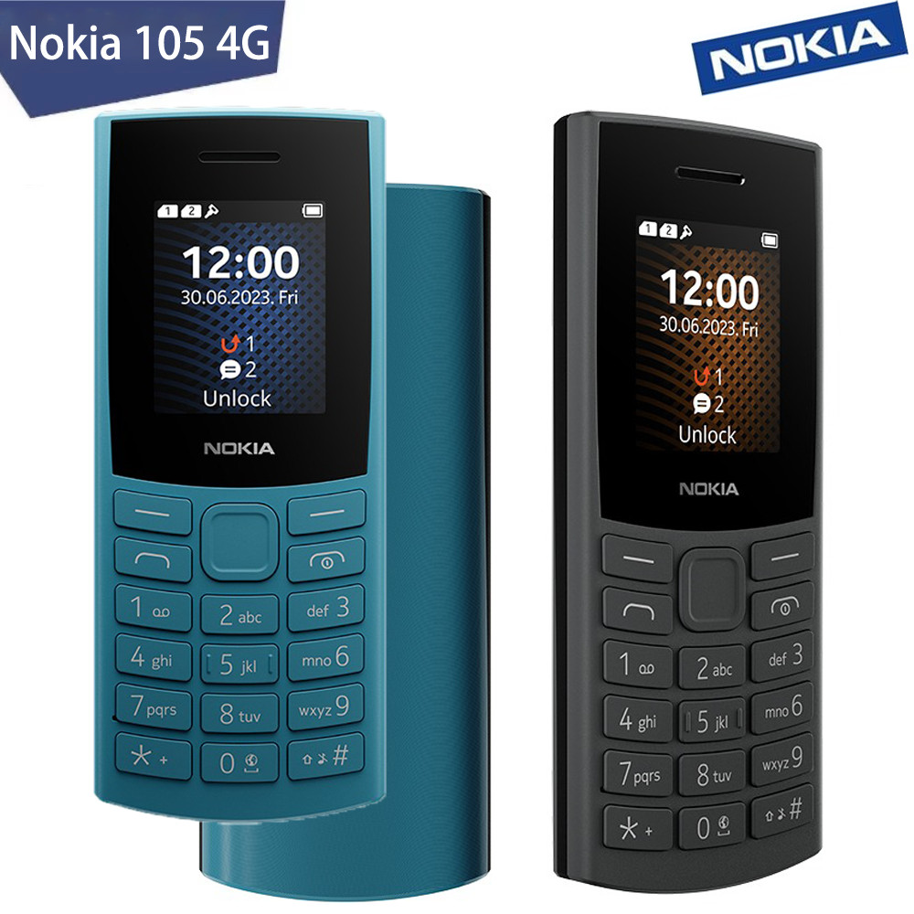 Original Keypad cellphone N105 4G Keypad Phone Basic Phone 1450mAh Dual ...