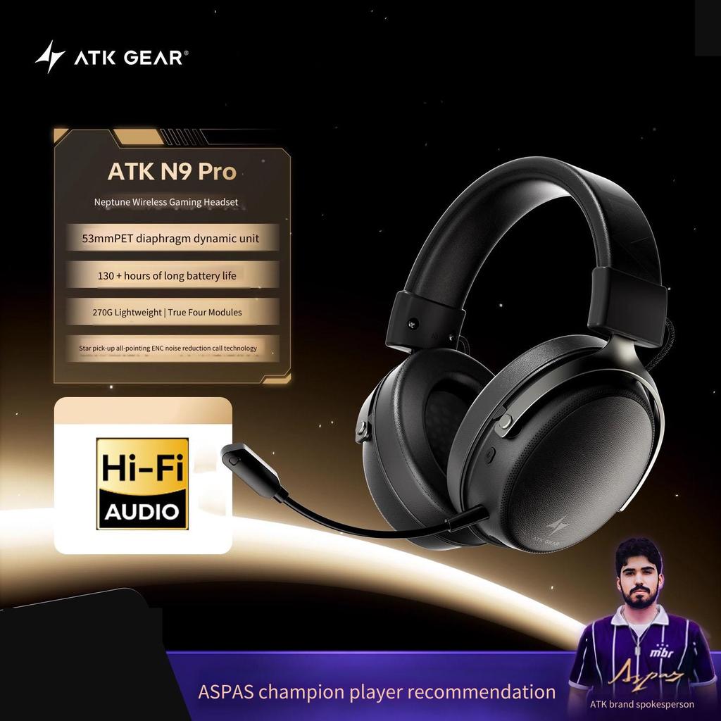 ATK GEAR Neptune N9 Four Mode Four Mode Wireless Headwear Noise ...