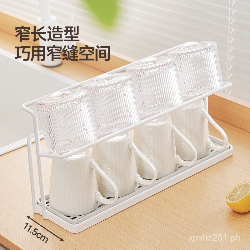 Storage Kitchen Insulation Rack Tea Cup Water Cup Double Layer Draining ...