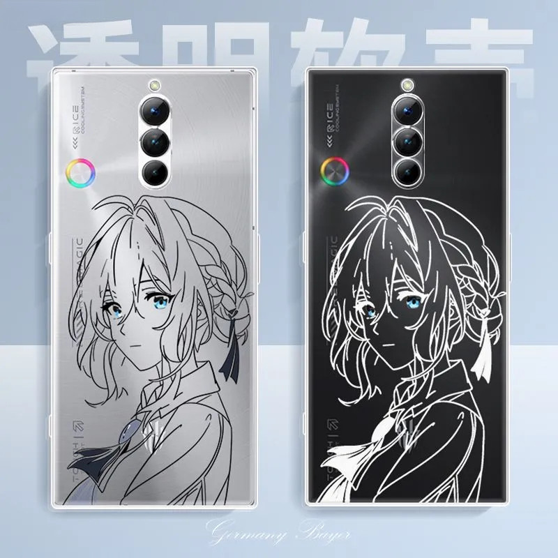 for RedMagic 8pro Phone Case RedMagic 8SPro+ Transparent Soft Case Game ...