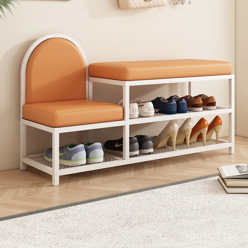Shoe Rack Light Luxury Can Sit Home Entrance Shoe Cabinet Shoe Changing ...