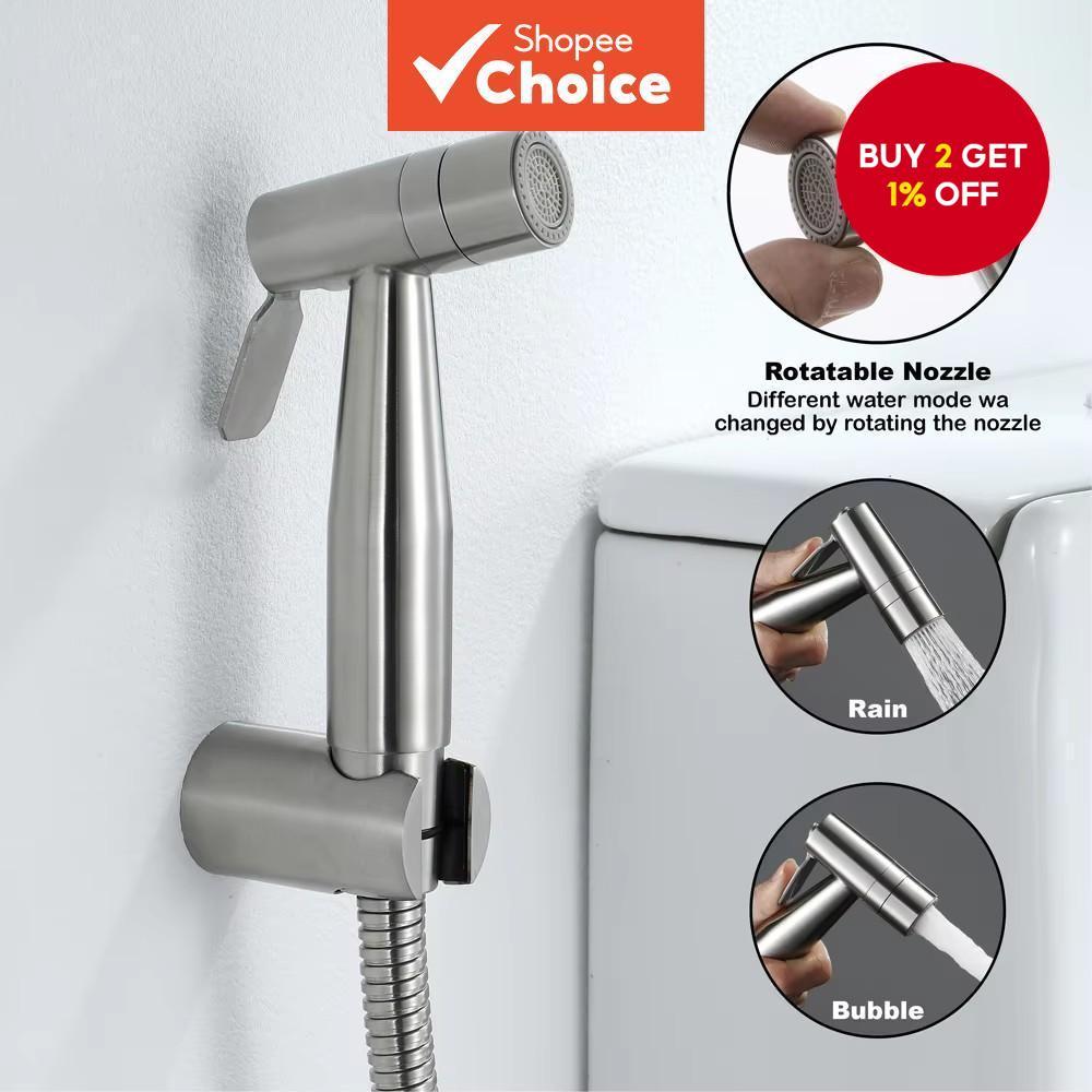 Stainless Steel Toilet Spray Gun with Dual Spray Modes | High-Pressure ...