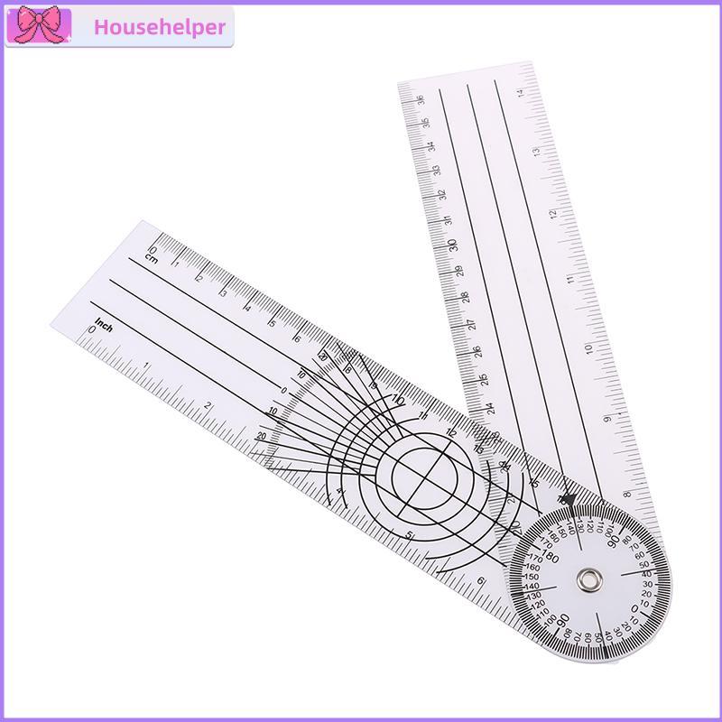 OHouse 1PC Multi-Ruler Goniometer Angle Medical Spinal Ruler 360 Degree ...