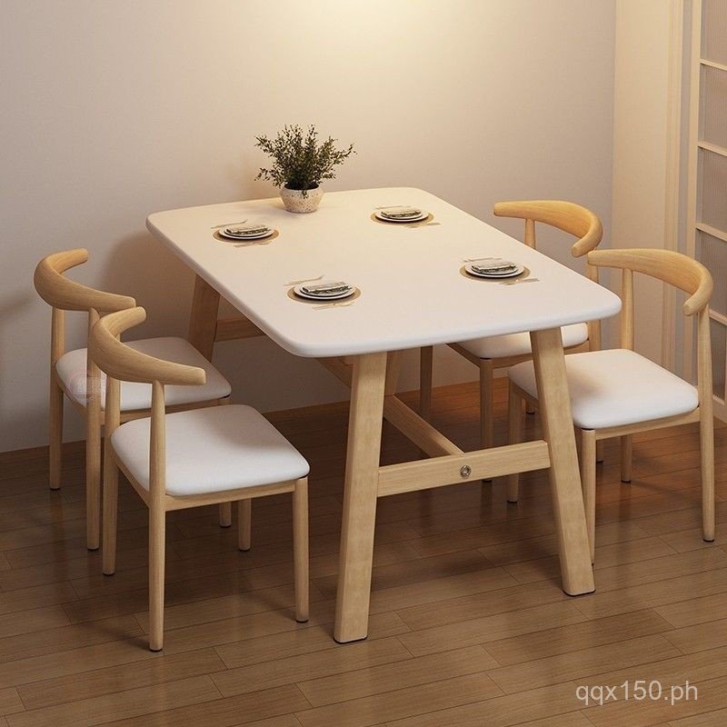 Home Dining Set46Rectangular Dining Table and Chairs for Small ...