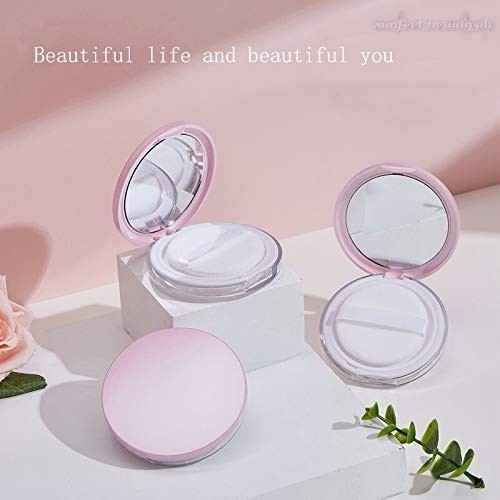 Powder Compact Container Capacity Empty Plastic Loose Powder Container ...