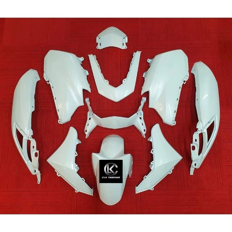 OEM PEARL WHITE FAIRINGS NMAX V2 BODY KIT | Shopee Philippines