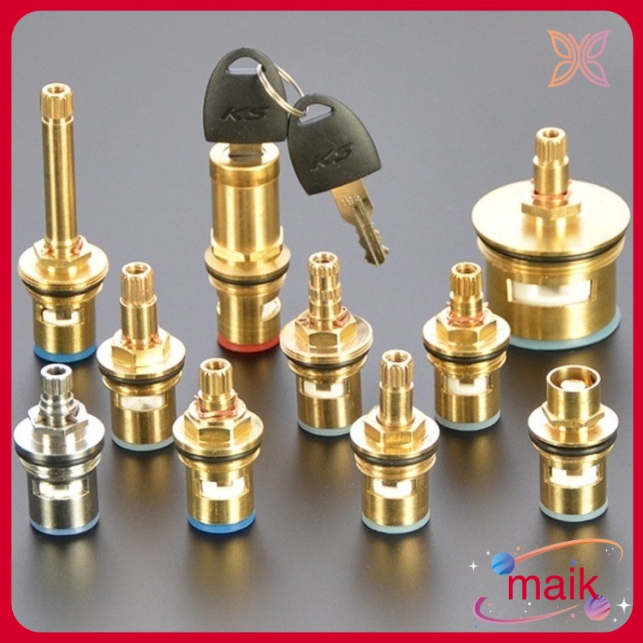 Universal Replacement Tap Valves Brass Ceramic Disc Cartridge Inner ...