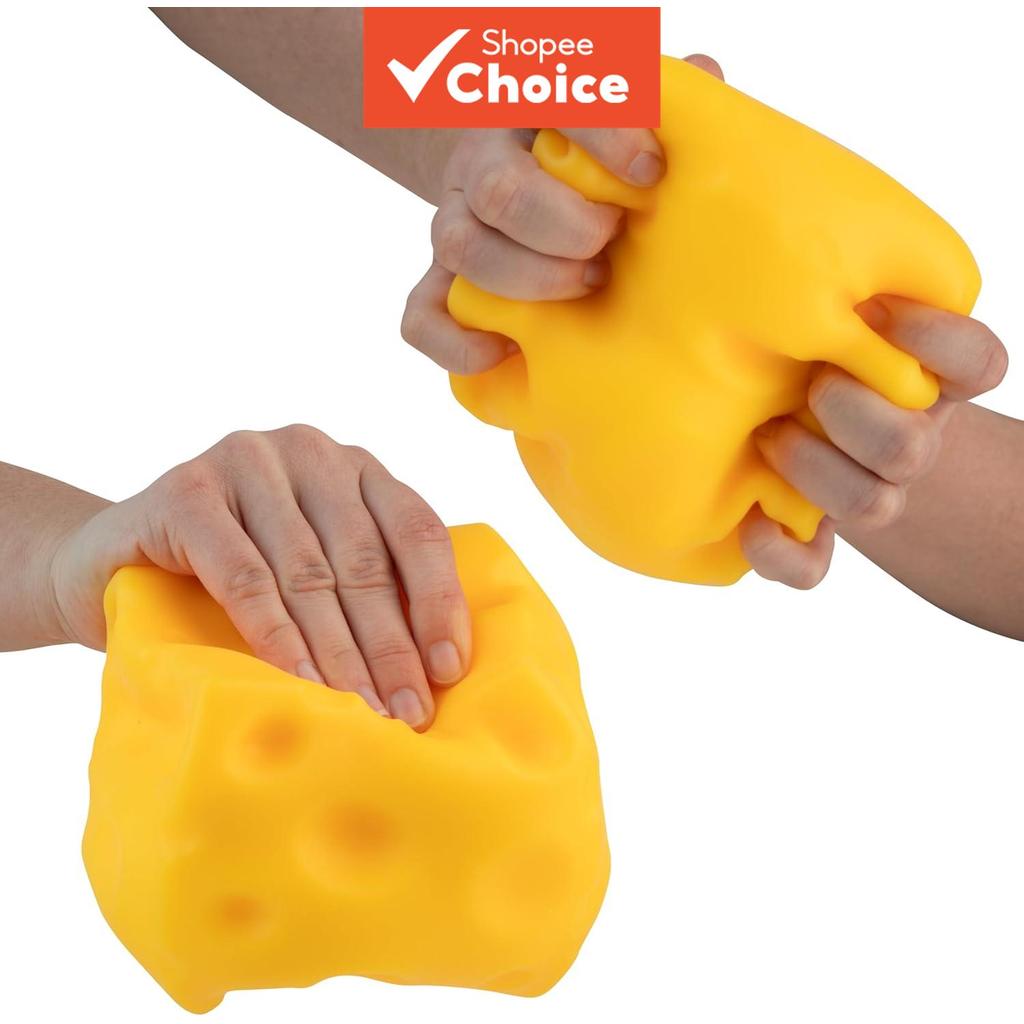 ORB Easy Sqweezy Super Cheesy Squeeze This Big Fun Squishy Slow Rising ...