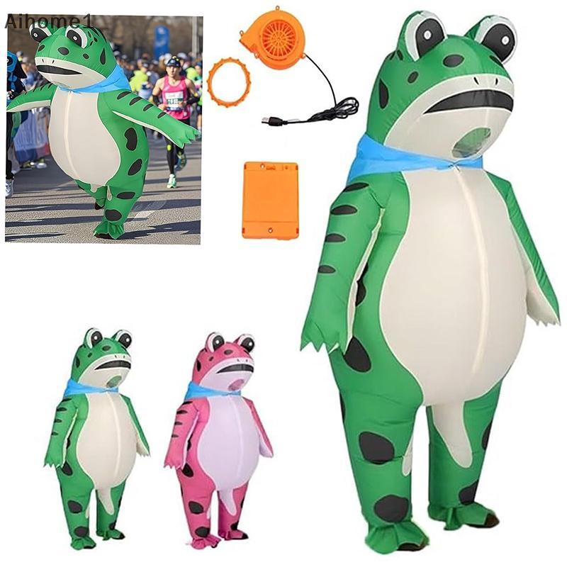 Aiho Funny Frog Costume Party Costume Cartoon Character Cosplay Costume ...