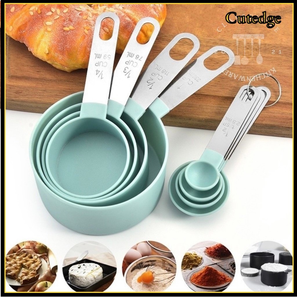 Classy Luxe Stainless Steel Measuring Cups Measuring Spoon Kitchen ...
