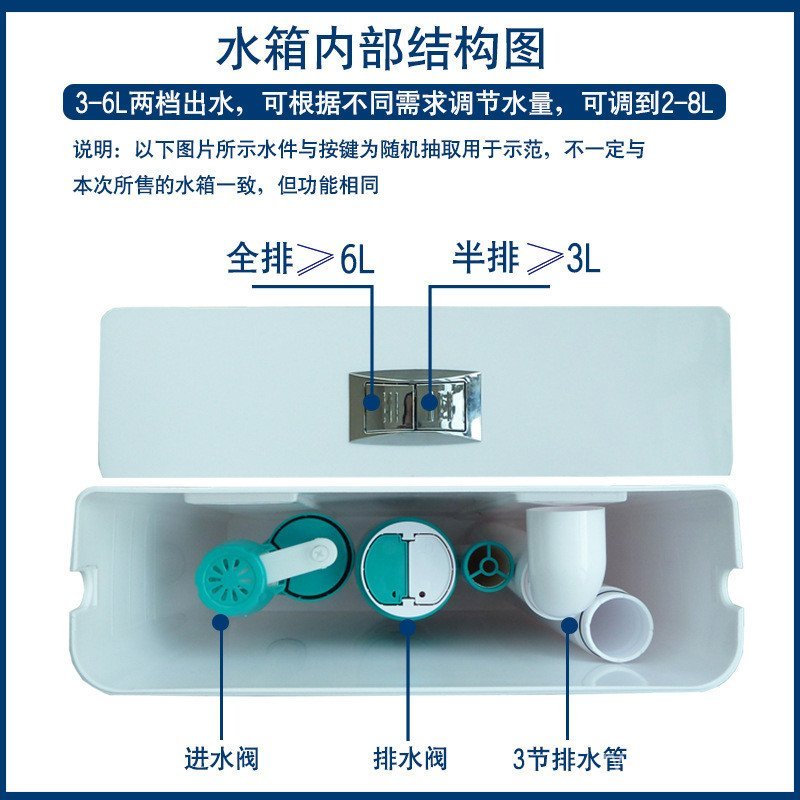 TEHAUX 8L Plastic Wall Mounted Water Tank With Spigot – Space-Saving Hair Washing Station For Barbershops & Bathrooms