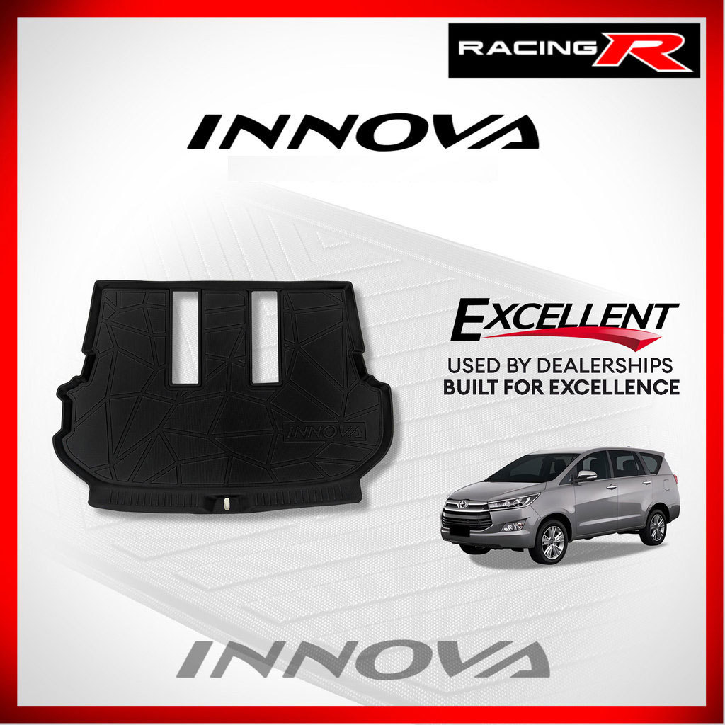 Toyota Innova 2016 to 2026 Rear Cargo Trunk Tray WITH EXTENSION ...