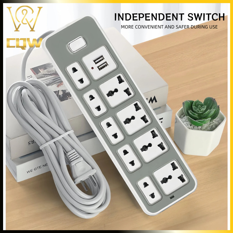 CHH Extension Cord Wire with USB Port Outlets Universal Socket | Shopee ...