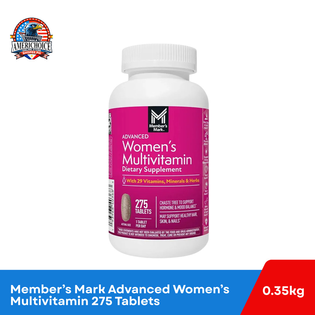 Members Mark Advanced Women Multivitamin 275 Tabs – USA Imported Daily ...