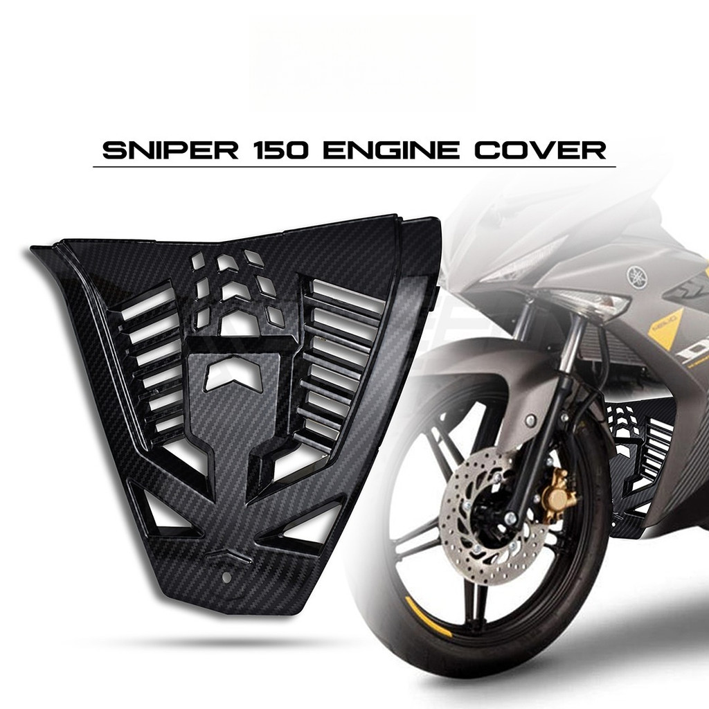 YAMAHA SNIPER 150 ENGINE COVER / RADIATOR COVER CARBON Z-5213 | Shopee ...