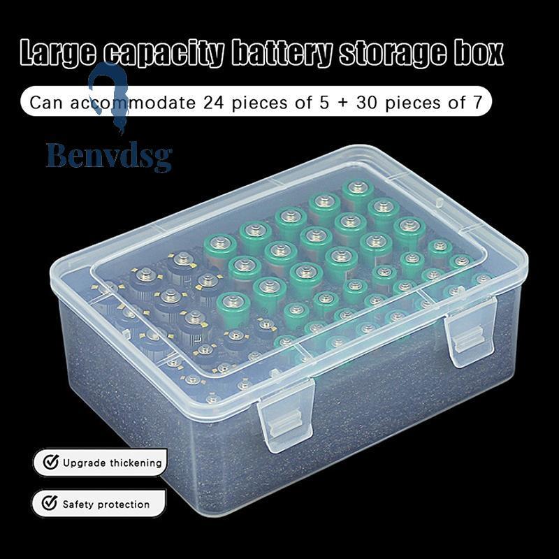 Benvdsg> Battery Storage Organizer Holder Holds 54 AA AAA Batteries ...
