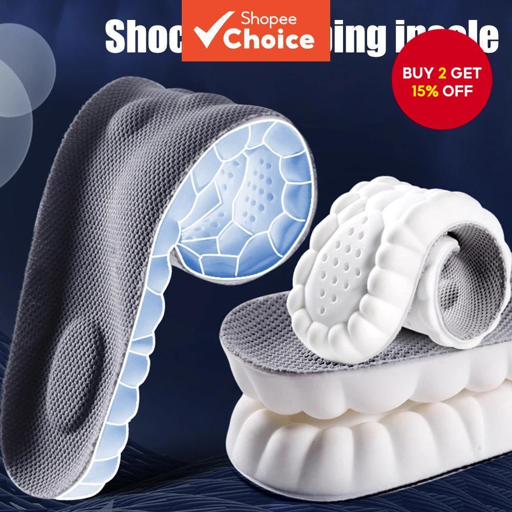 Super Soft Insoles for Men and Women Thick Shock Absorption for Walking ...