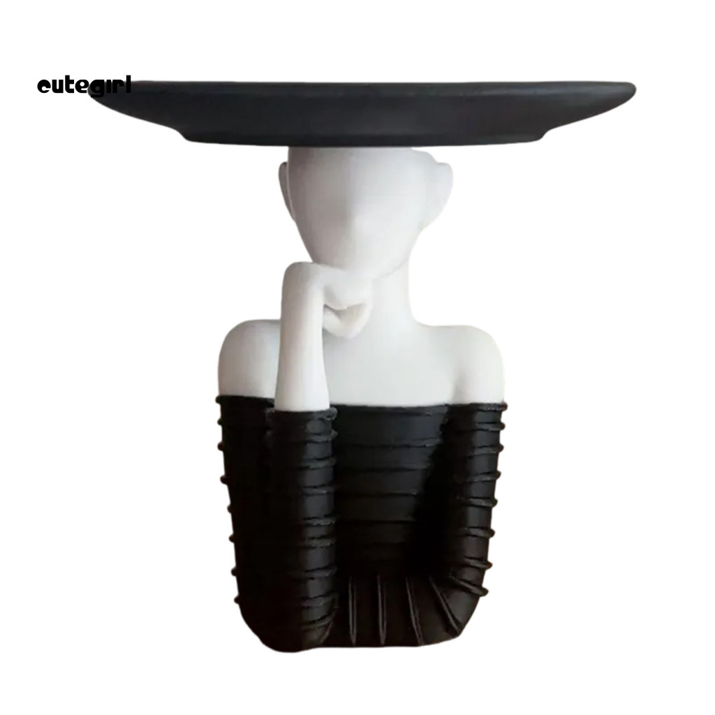 Decorative Key Dish Entryway Key Holder Chic Black and White Key Holder ...