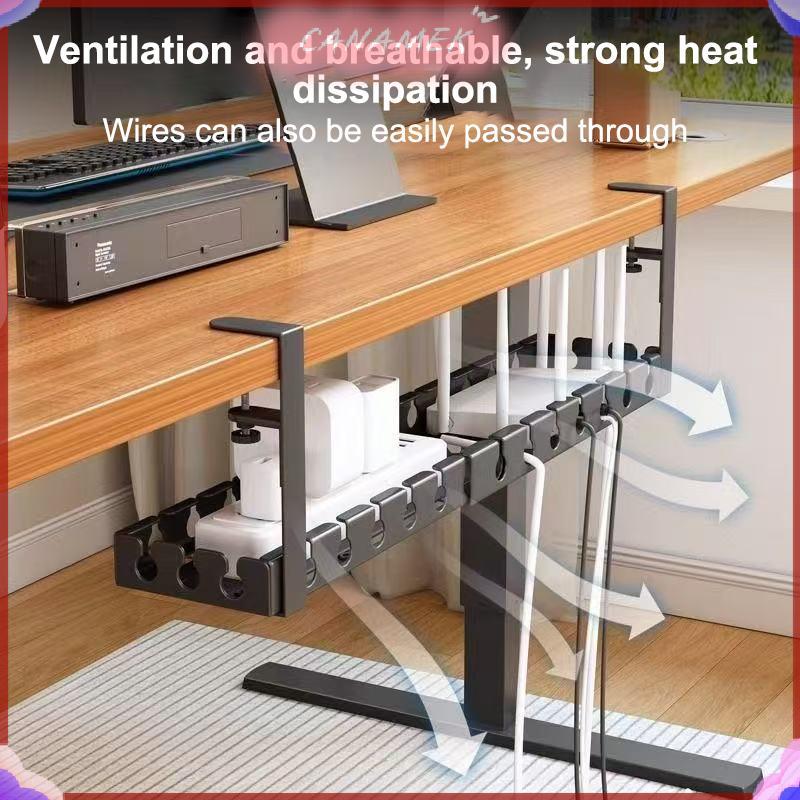 CANAMEK Under Table Storage Wire Organizer Storage Under Table Storage ...