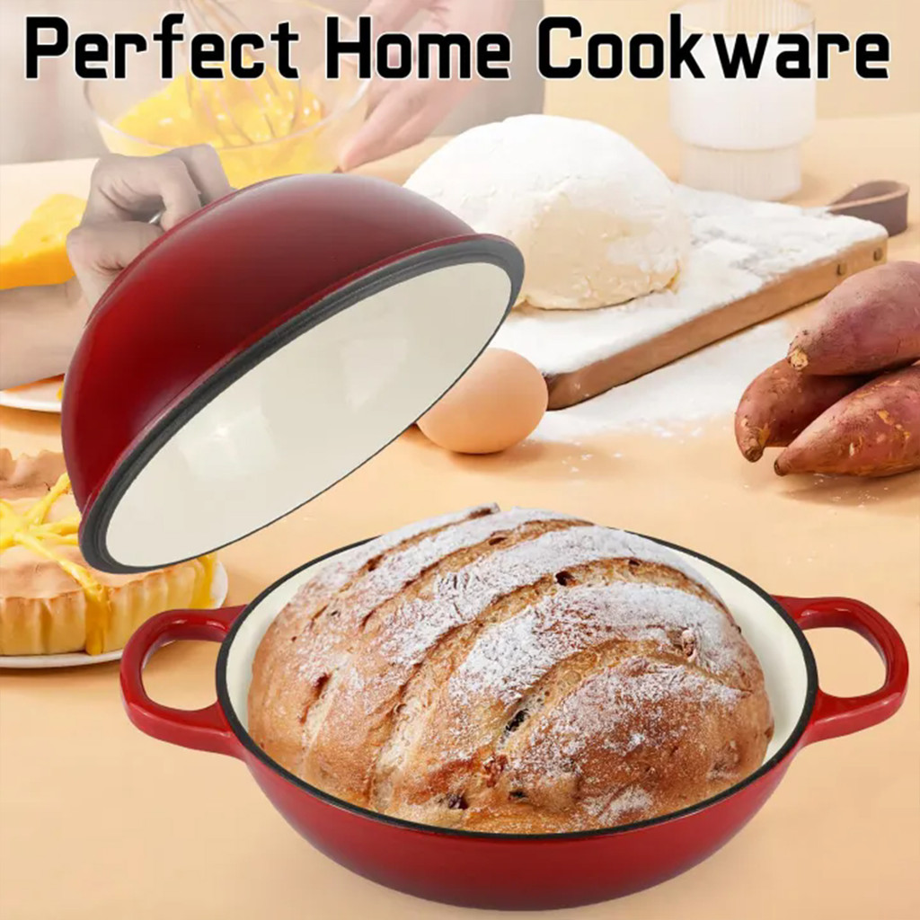 Local Delivery 26cm bread baking pot cast iron pot enamelled cooking ...