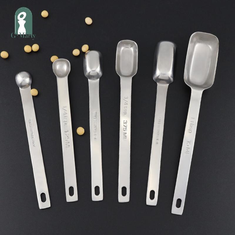 GMARTY 1Pc 304 Stainless Steel Rectangular Kitchen Measuring Spoons ...