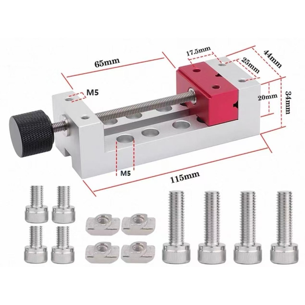 CNC Engraving Machine Parallel-Jaw Vice Aluminium Alloy Vice 65MM ...