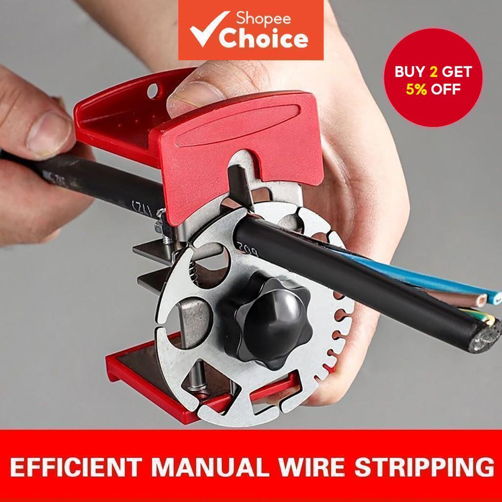 One Piece Manual Wire Stripping Tool Handheld Portable Copper Machine ...