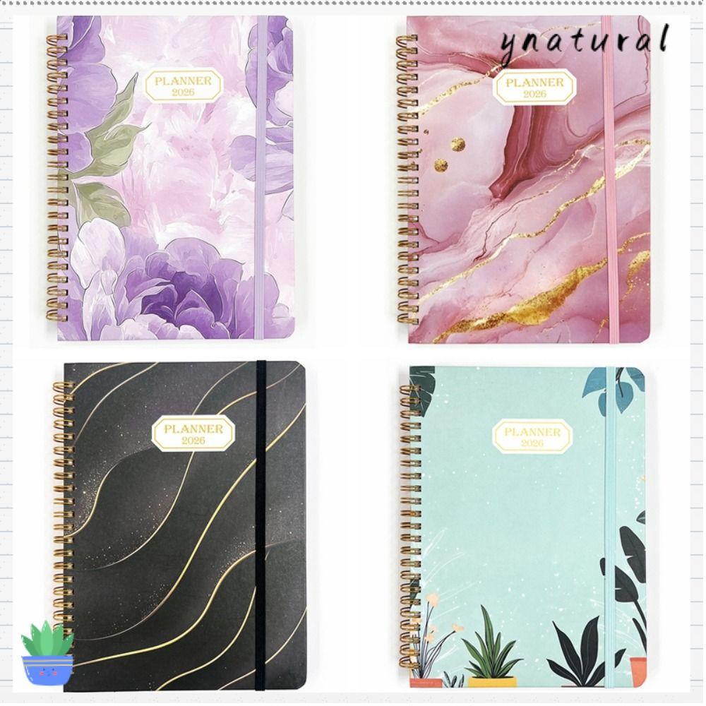 YNATURAL 2026 Planner, A5 Jan.2026 - Dec.2026 Calendar 2026, Monthly ...