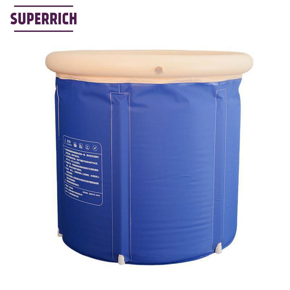 Inflatable Bathtub Portable Bathtub Sauna Foldable Hot Tub in Small ...