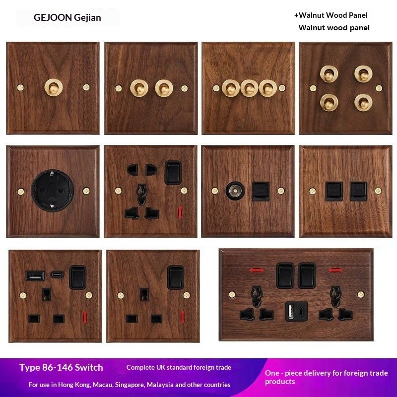 Foreign Trade English Standard European Standard Walnut Grain Solid ...