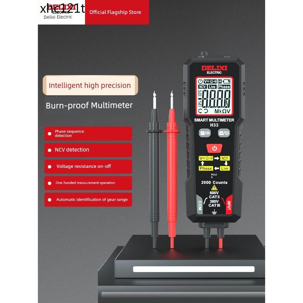Delisi Electrical Upgrade Version Directly Install Multimeter | Shopee ...