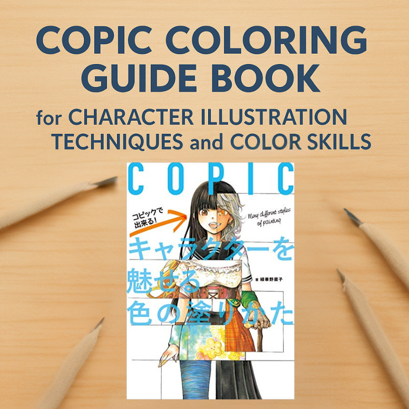 Copic Coloring Guide Book for Character Illustration Techniques and ...