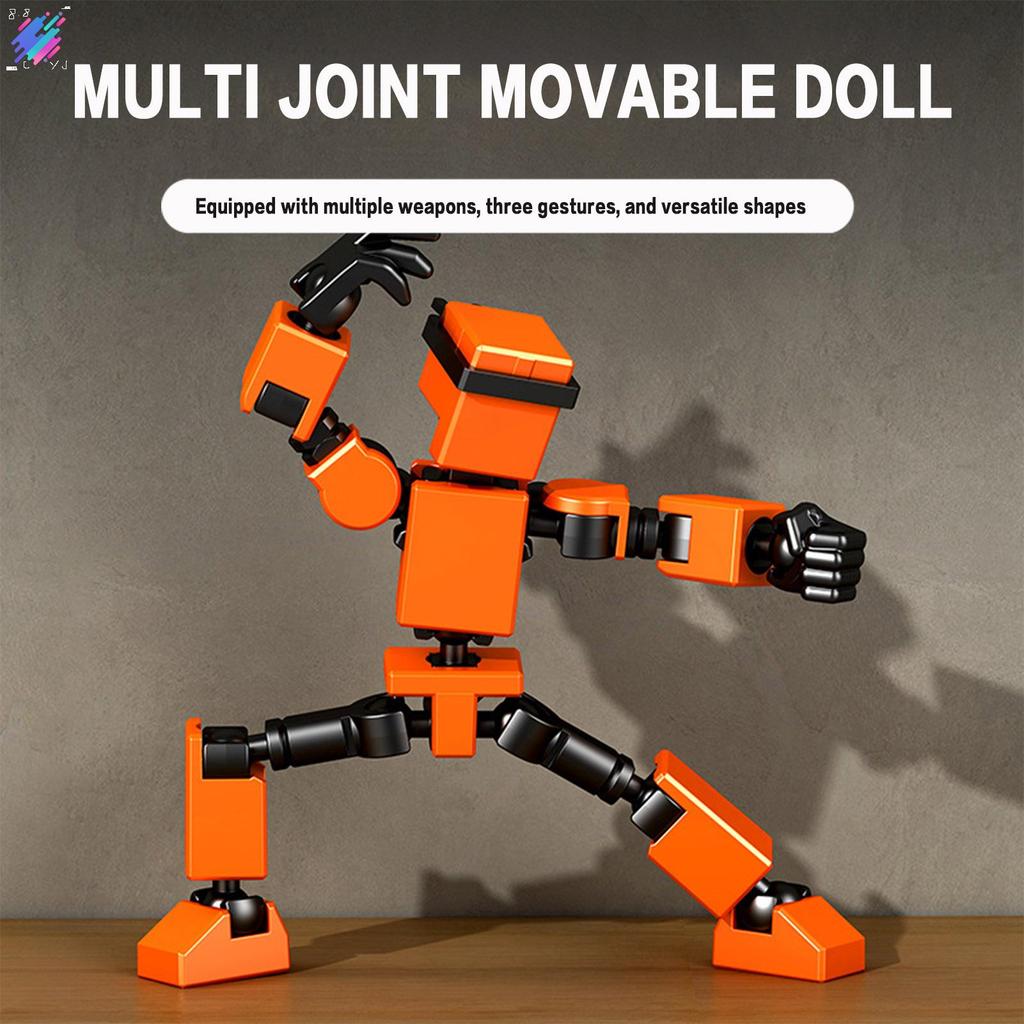 3D Printing Movable Joints Figures Toy Unique Design Simulation ...