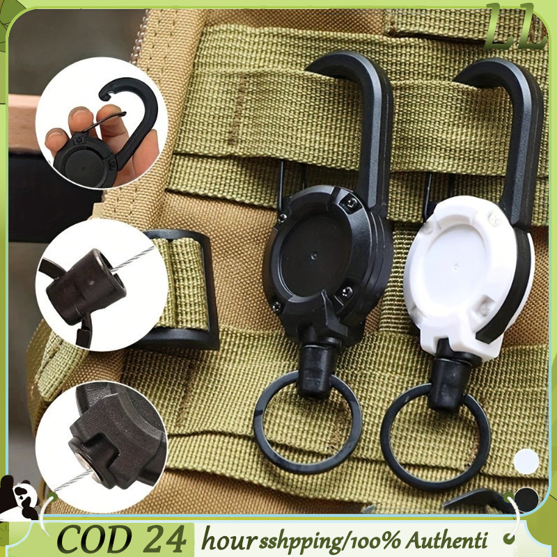 Easy Pull Wire Rope Buckle Key Ring Lost Belt Buckle Outdoor Backpack ...