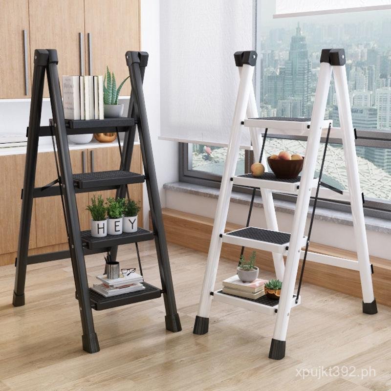 Ladder Stool Flower Stand Small Ladder Multi-Functional Ladder Iron ...