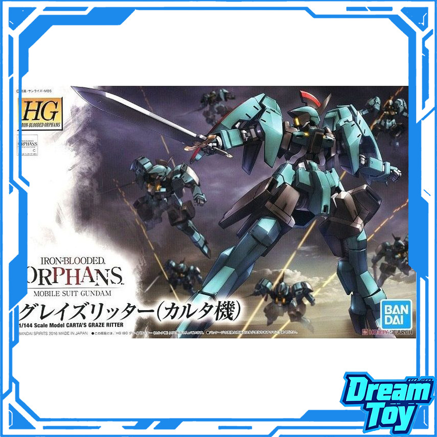 Bandai HG Carta's Graze Ritter IBO17 – 1/144 Scale | Mobile Suit Gundam ...