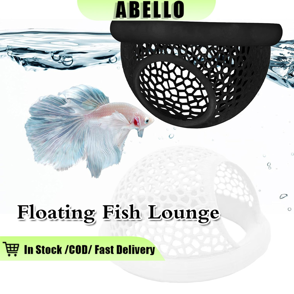 Floating Betta Hide Aquarium Floating Cave 3in1 Feeding Rest Shelter ...