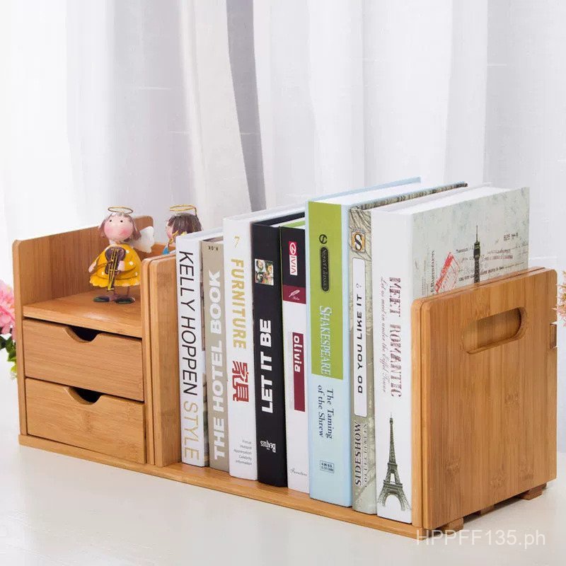 Book File Organizer Storage Office Storage Rack Wooden Storage Rack ...