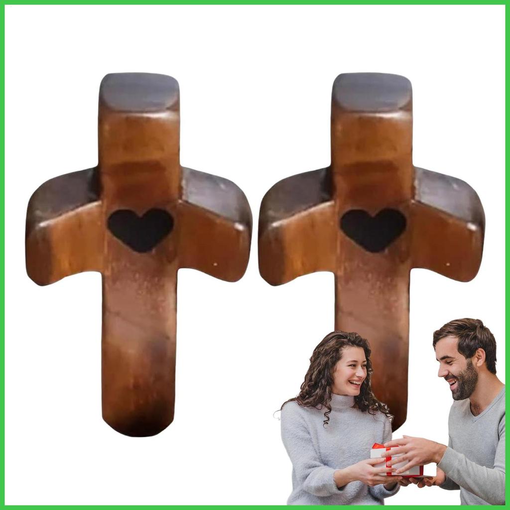 Handheld Wooden Crosses Handheld Comfort Wood Crosses Portable Pocket ...