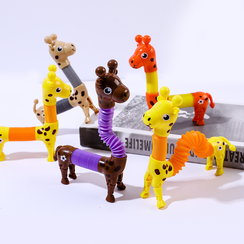 diypoptube Children's Stress Relief Transformable Telescopic Giraffe ...