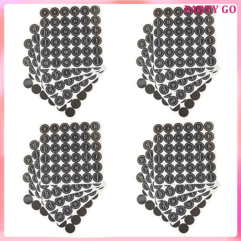 20Pcs Bilog na Tintaang Panghalamigmig na Sticker na may Self Adhesive ...