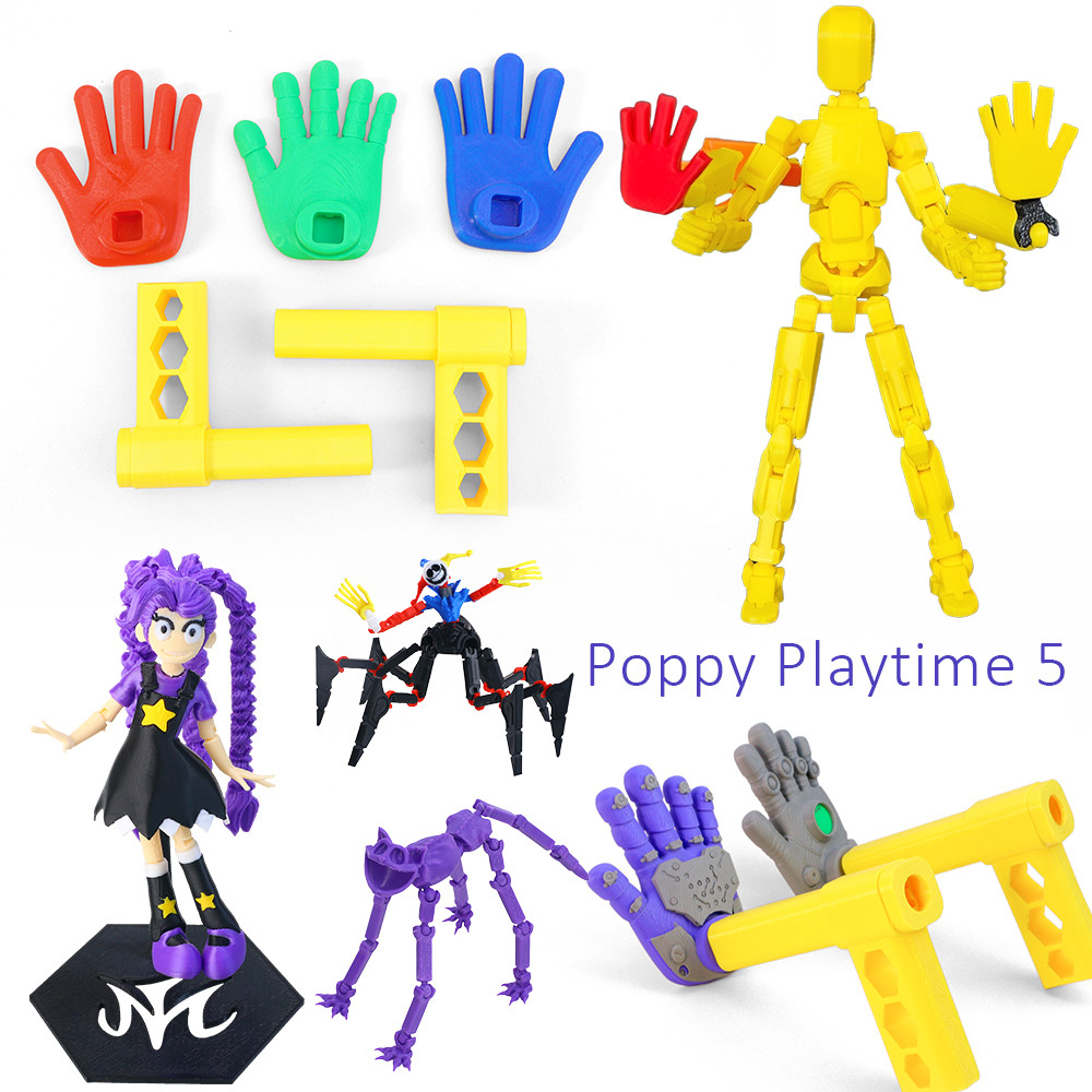 Grab Pack Prototype Poppy Playtime 5 3D Printed Action Figure CatNap ...
