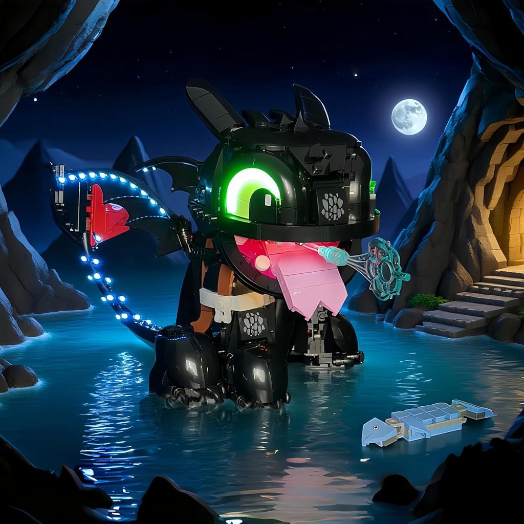 LED Light Kit Compatible with Lego How to Train Your Dragon: Toothless ...
