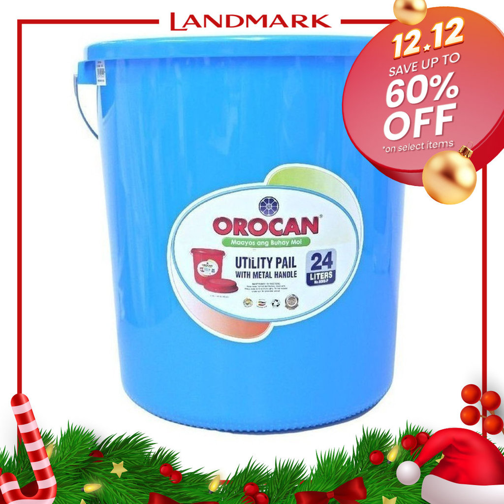 Orocan Class A Pail 24L - Blue | Shopee Philippines