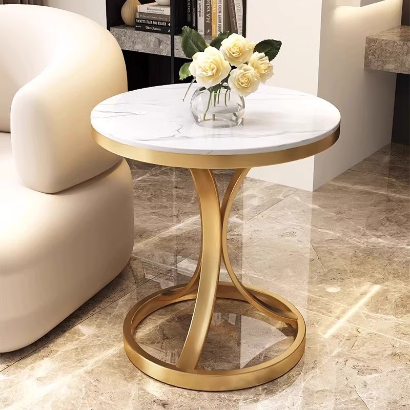 Side Table Living Room Sofa Corner Table Small Round Table Coffee Table ...