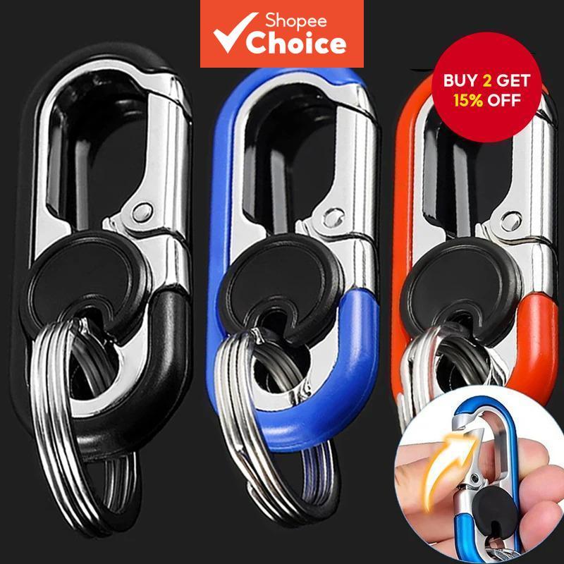 New Keychain Key Holder Keyring Men's Fashion Key Chain Gift Metal Key ...
