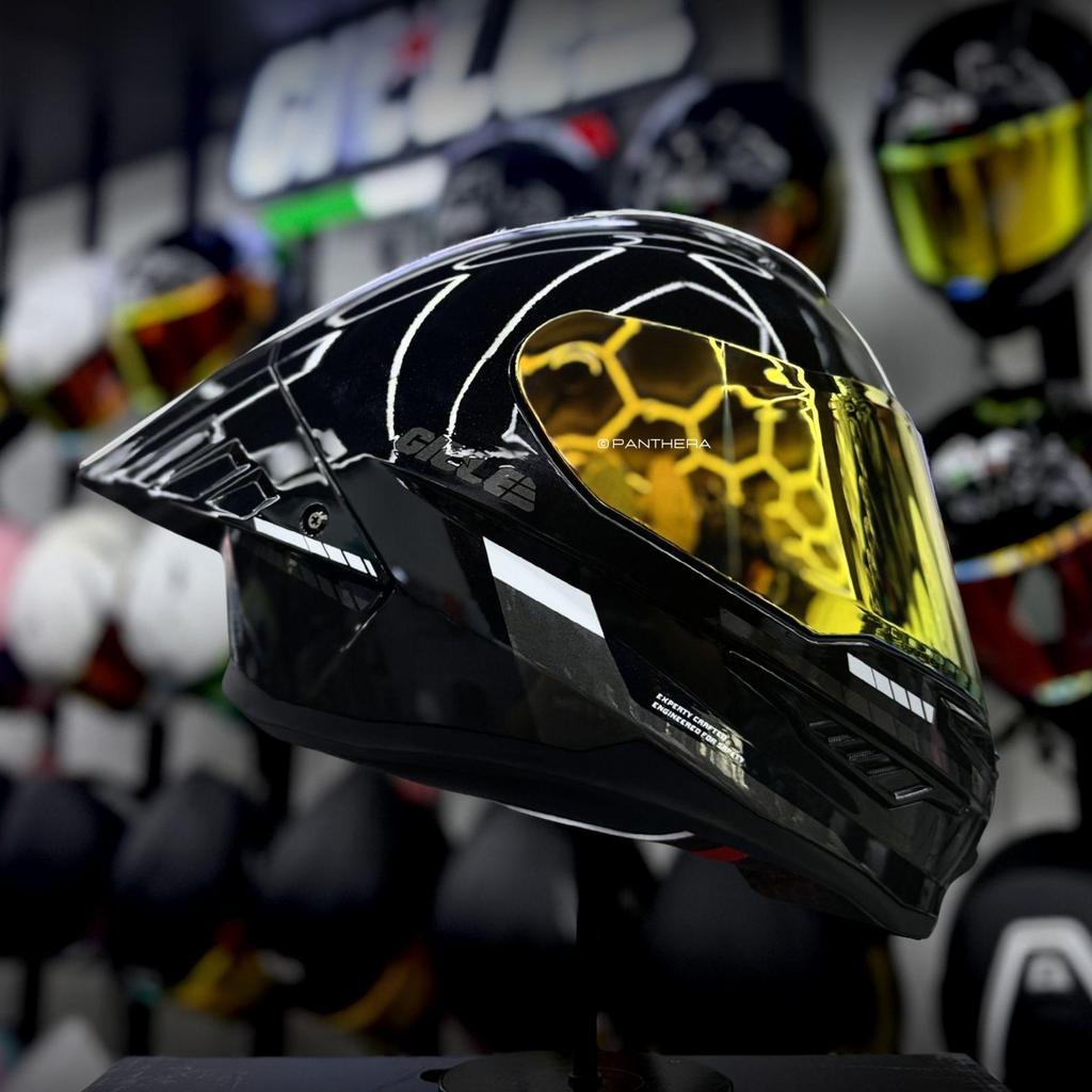 GILLE RIO FULL FACE DUAL VISOR MOTORCYCLE HELMET | Shopee Philippines