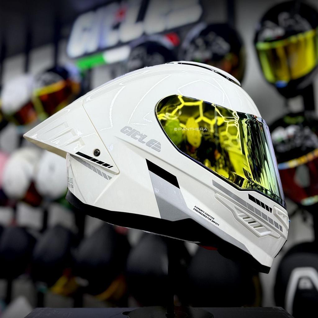 GILLE RIO FULL FACE DUAL VISOR MOTORCYCLE HELMET | Shopee Philippines